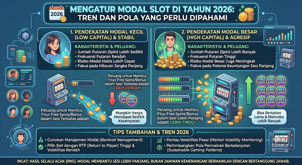 Mengatur Modal Slot